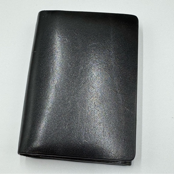 🇺🇸 Mackintosh Philosophy Black & Brown Leather Bifold Card Case & Coin Pouch - Picture 3 of 8